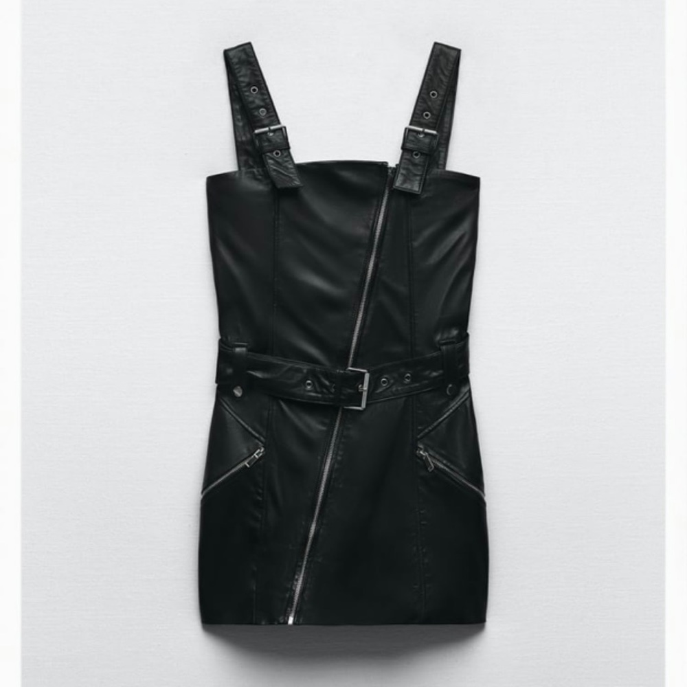ZARA Leather Dress - Price Firm